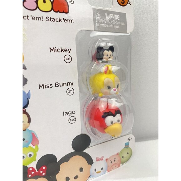 Disney tsum tsum 3 Figure Pack Series 3 Mickey Miss Bunny Lago - Picture 4 of 6